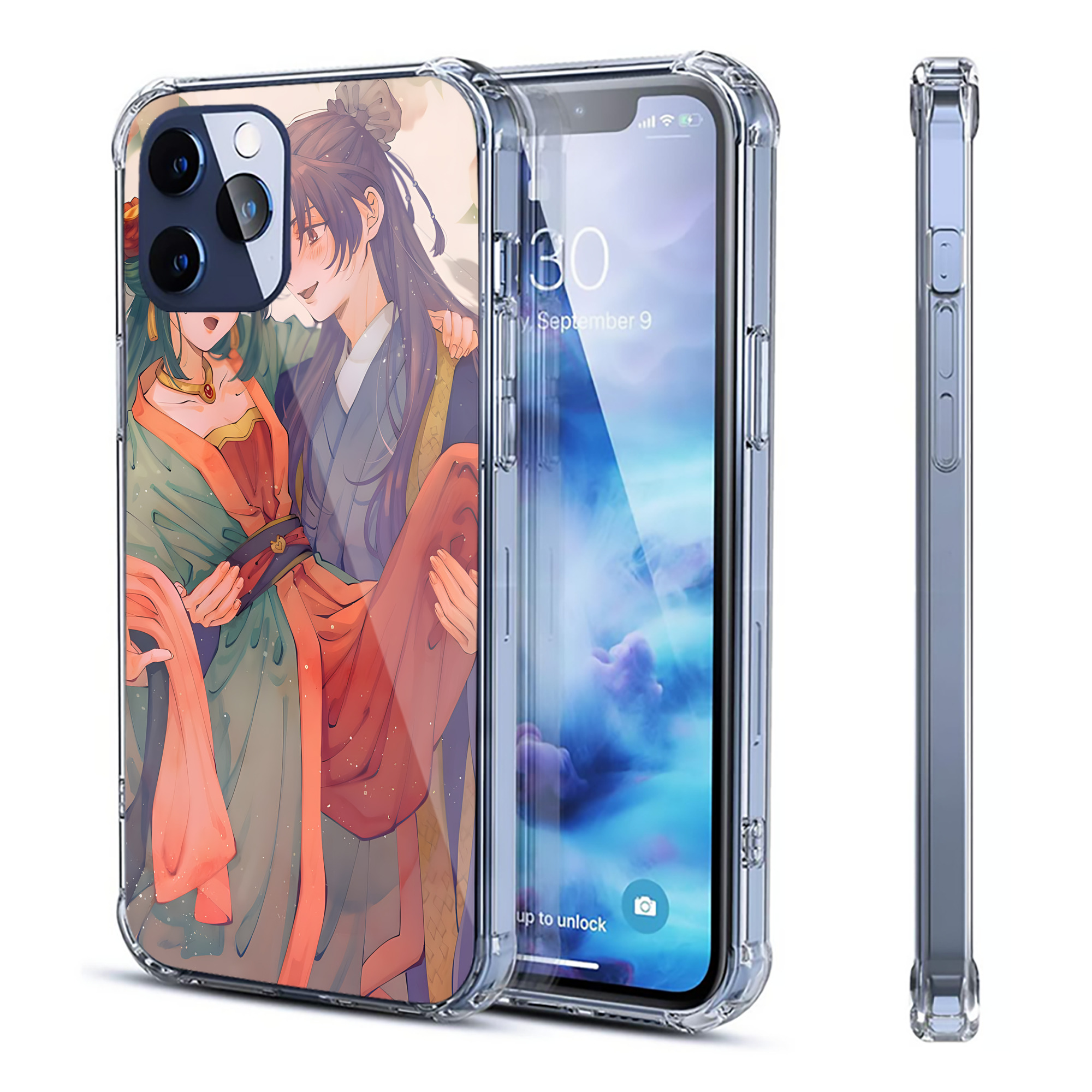 （画像用） 薬屋のひとりごと The Apothecary Diaries 【iPhone 12シリーズ対応】透明スマホケース（クリアソフトケース）